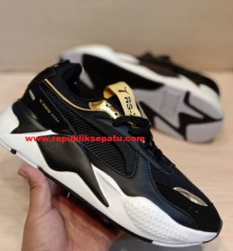 Sepatu Puma RS-X Trophy Black Gold