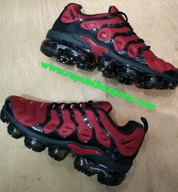 Sepatu Vapormaxplus Red Black